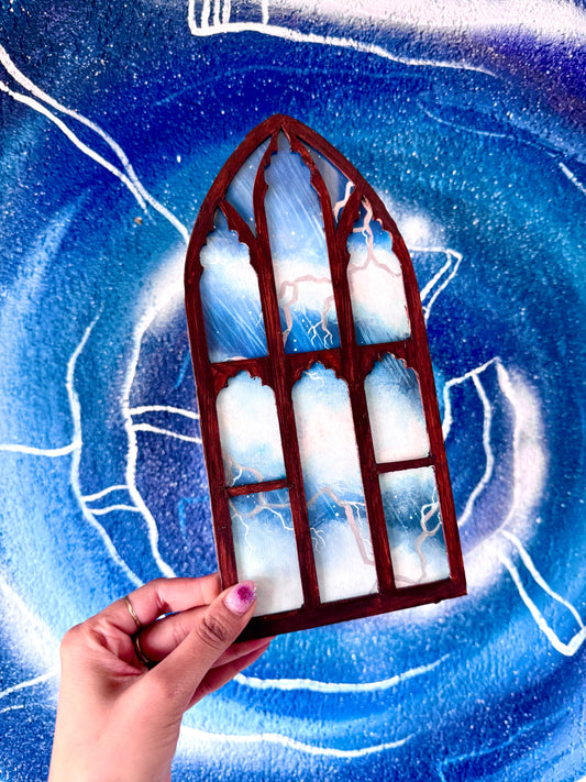 Fenêtre de bibliothèque "ORAGE"