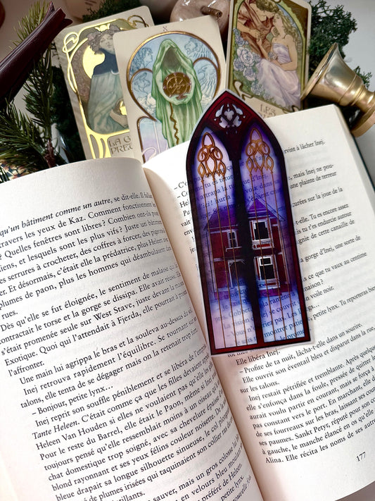 Marque-Pages en Vitrail Magique