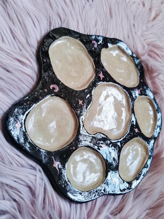 Palette en argile "Flower Moon"