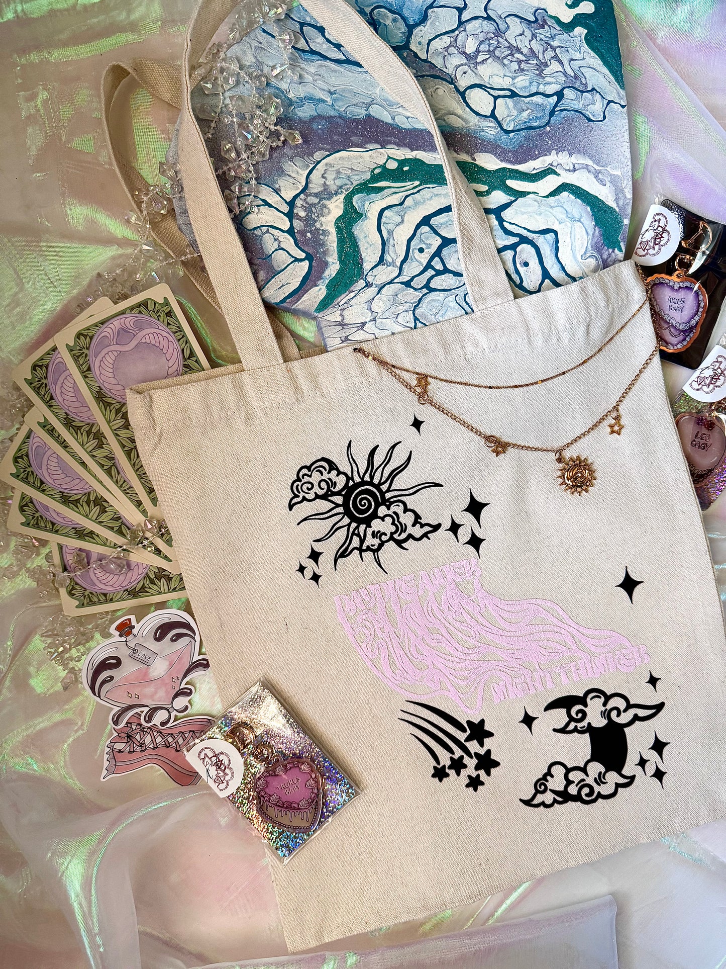 TOTE BAG "Nighthinker Daydreamer"