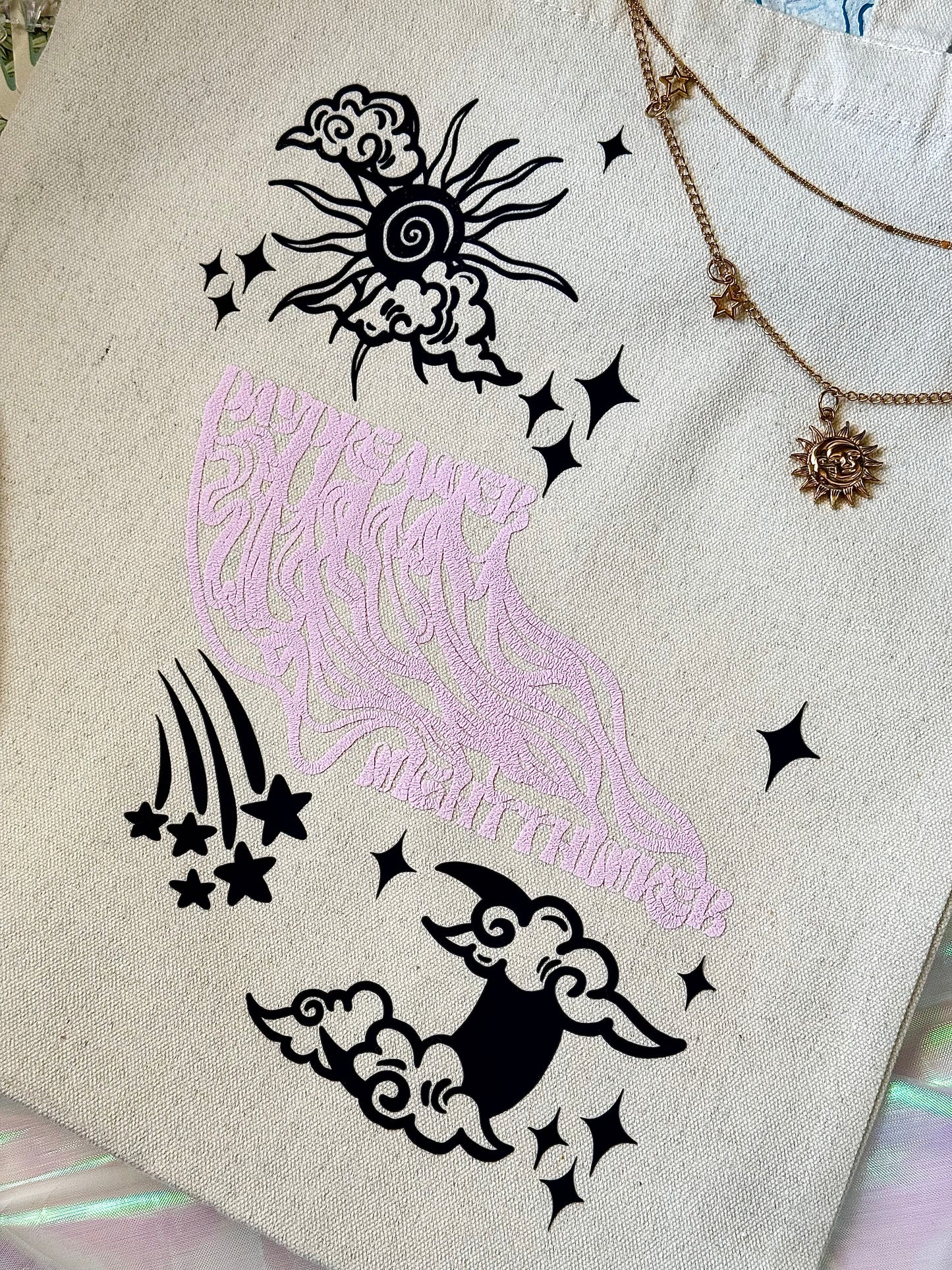 TOTE BAG "Nighthinker Daydreamer"