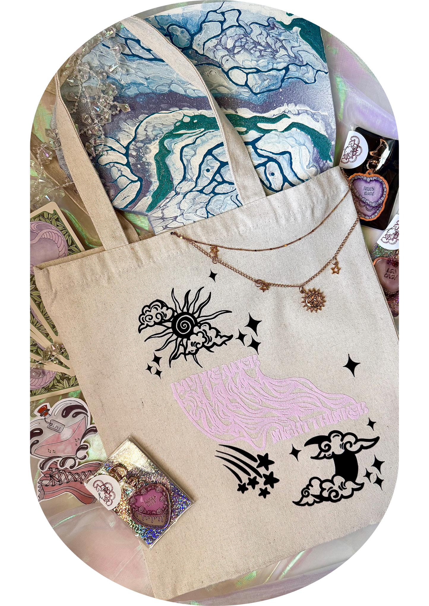 TOTE BAG "Nighthinker Daydreamer"