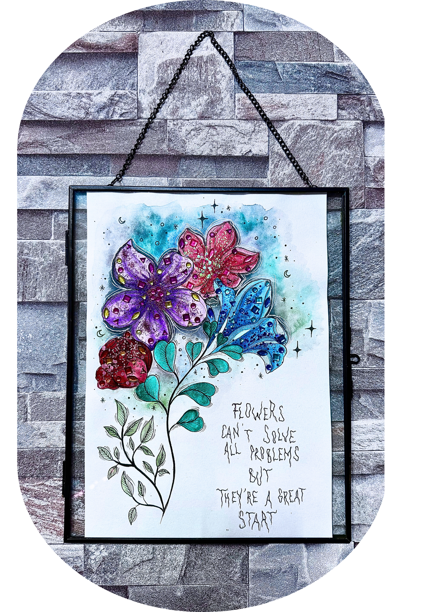 FLOWERS CAN'T SOLVE ALL PROBLEMS