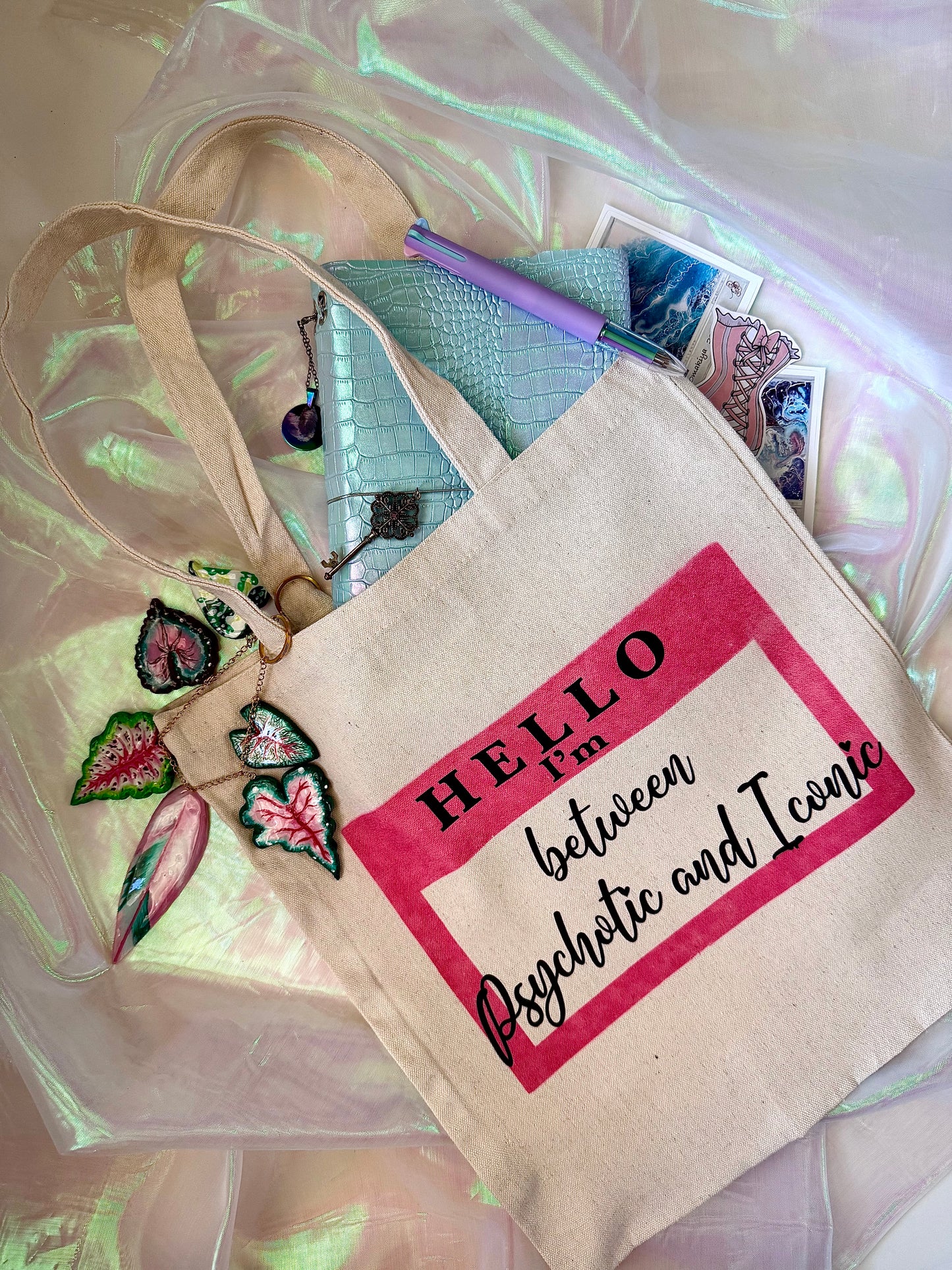TOTE BAG "Psychotic and Iconic"