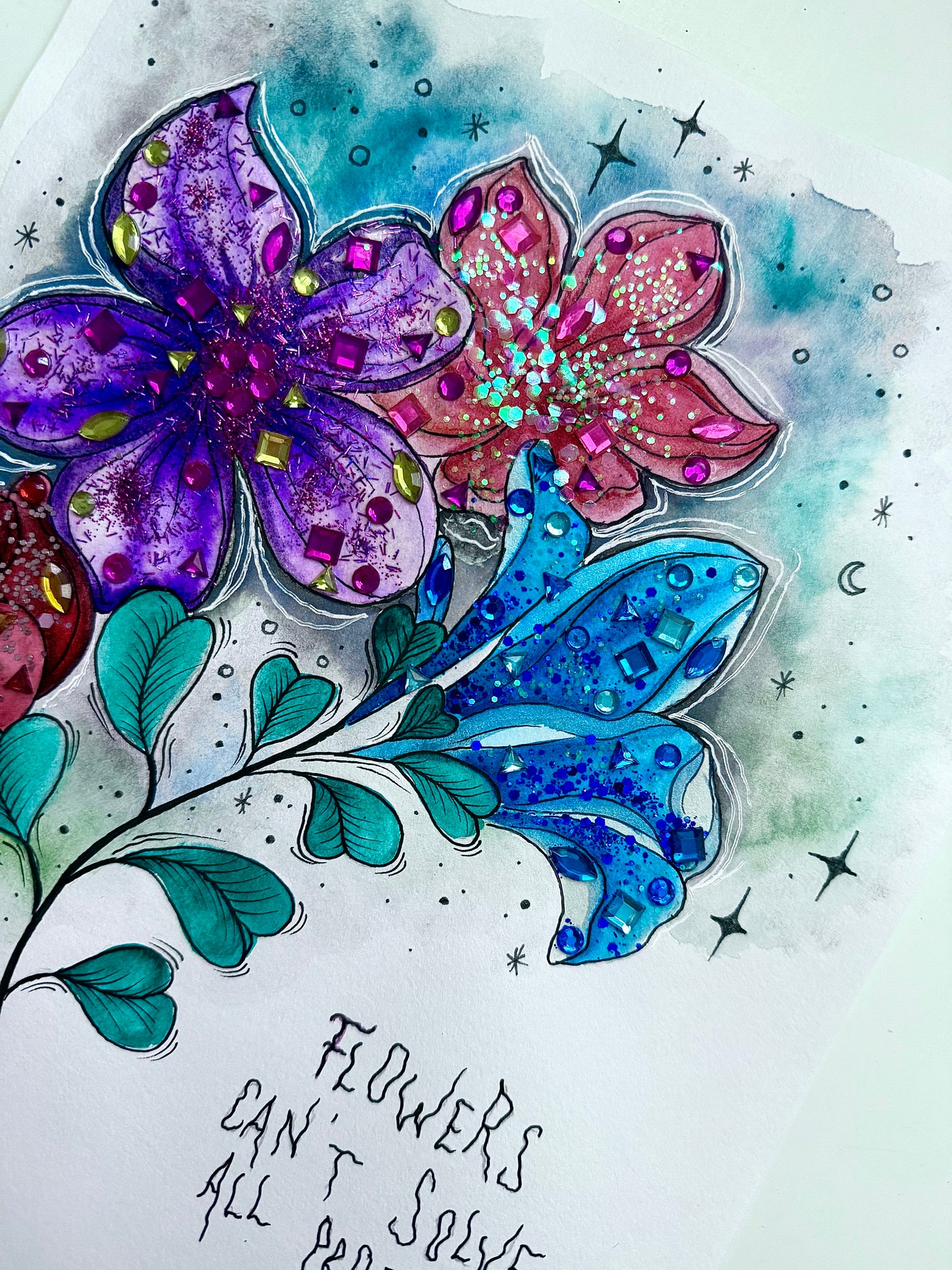 FLOWERS CAN'T SOLVE ALL PROBLEMS