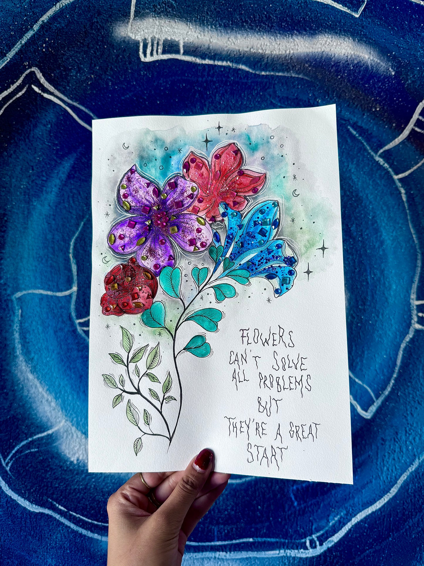 FLOWERS CAN'T SOLVE ALL PROBLEMS