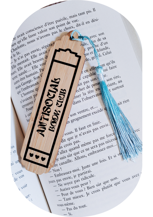 Marque-Page Antisocial Book Club